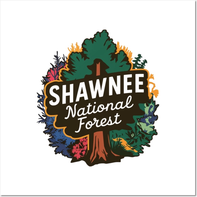 Shawnee National Forest Vivid Tree Wall Art by Perspektiva